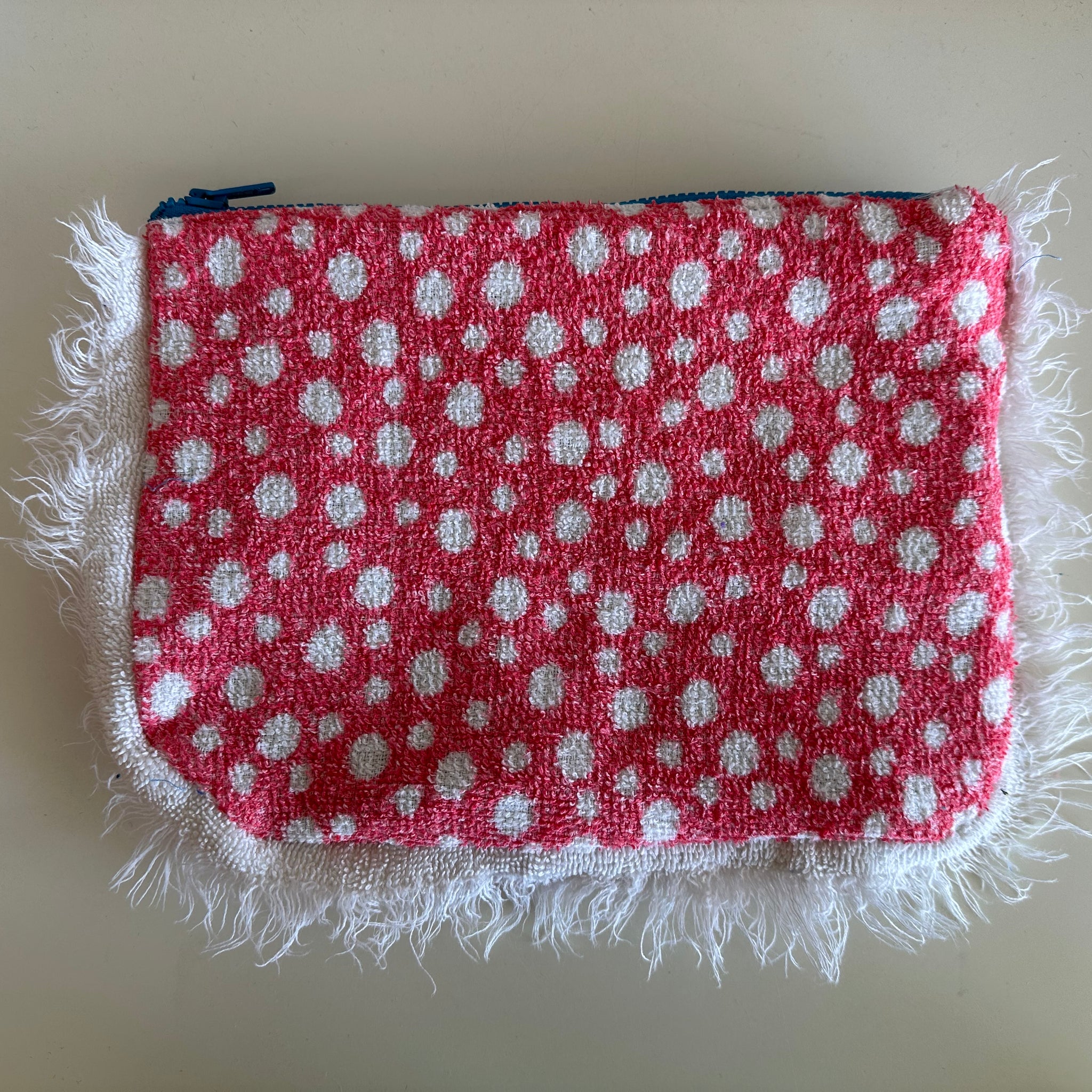 Surf Pouch in Pink Polka