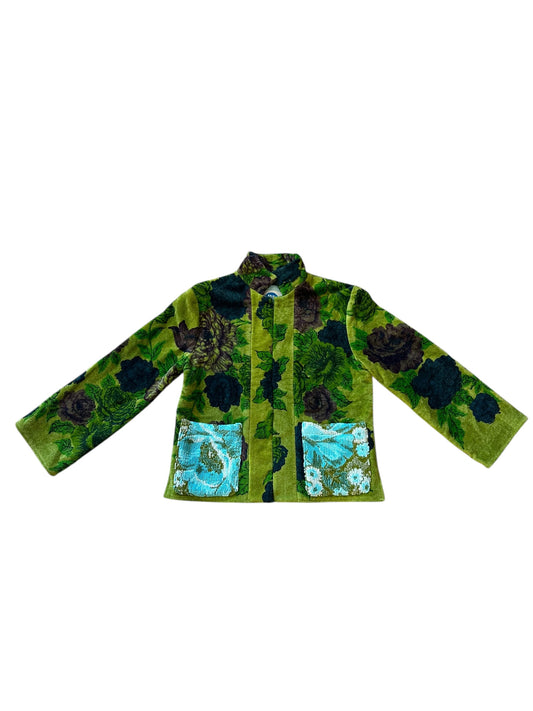 Ragazza Jacket in Green Garden