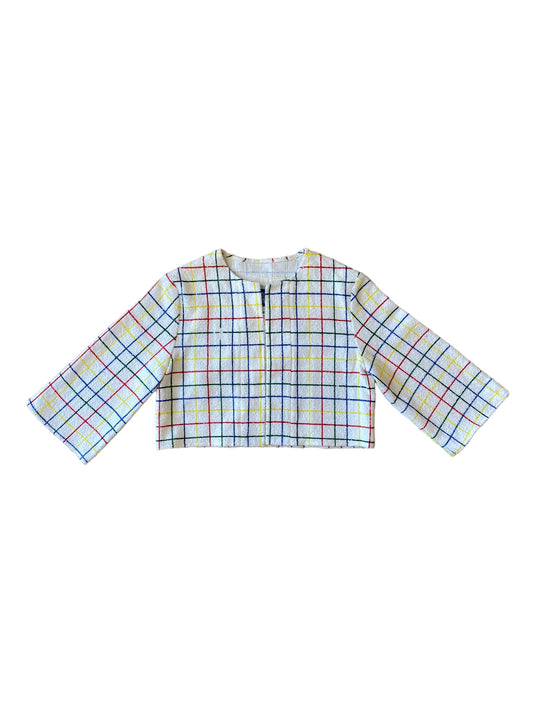 Chica jacket in Windowpane Check